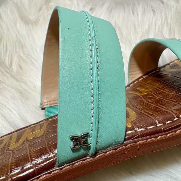 SAM EDELMAN Haydee Tiffany Green Sandals - Picture 9 of 9